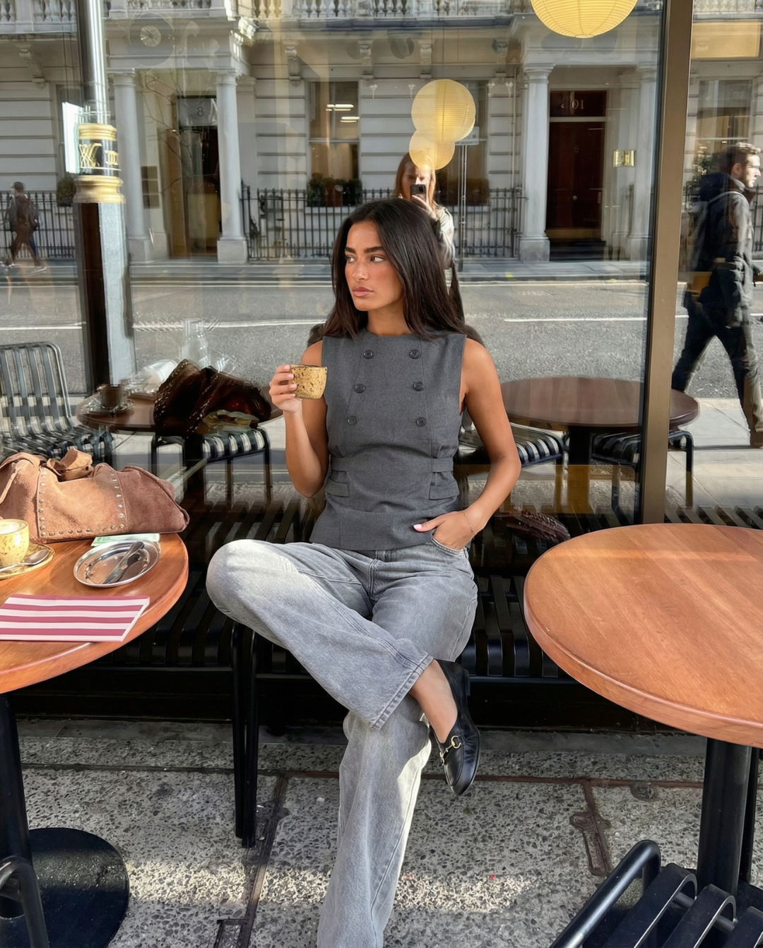Mireille Valbourg | Double-Breasted Tailored Waistcoat