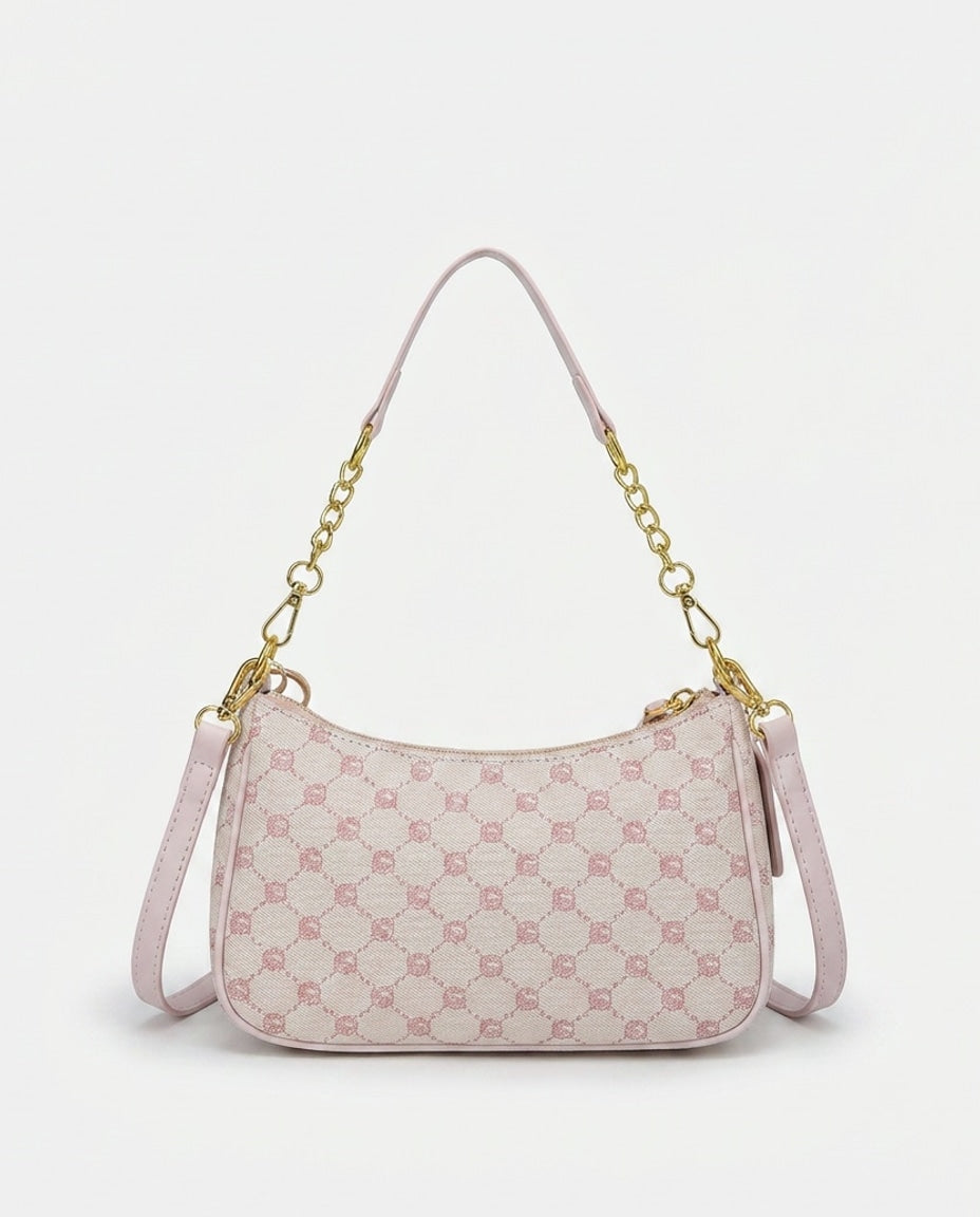 Évarine Bellecour | Chain Strap Crescent Shoulder Bag