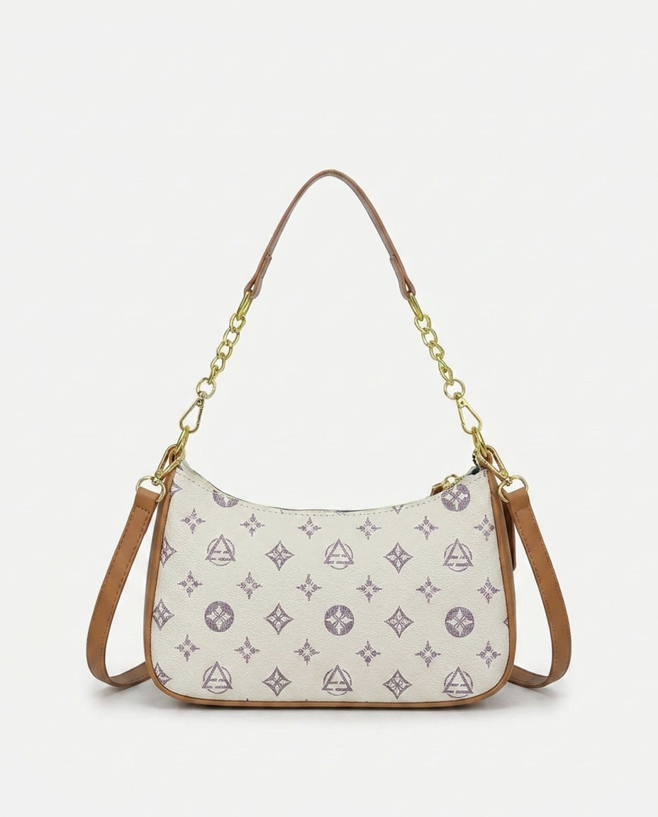Évarine Bellecour | Chain Strap Crescent Shoulder Bag