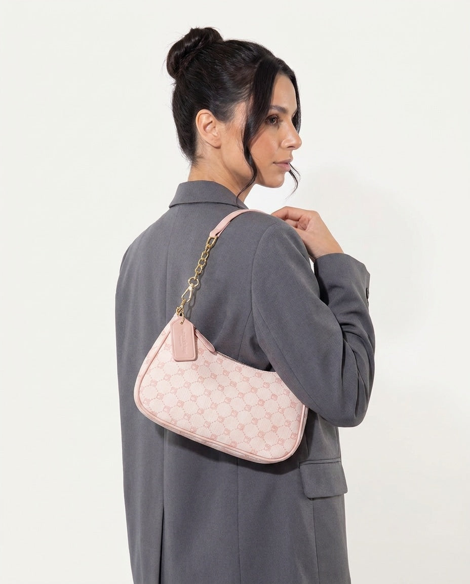 Évarine Bellecour | Chain Strap Crescent Shoulder Bag