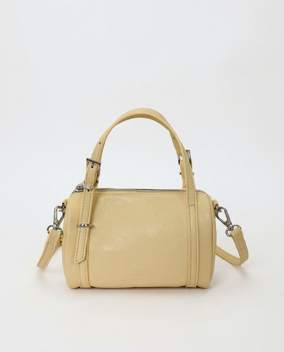 Flore de Vauclair | Structured Barrel Top Handle Bag