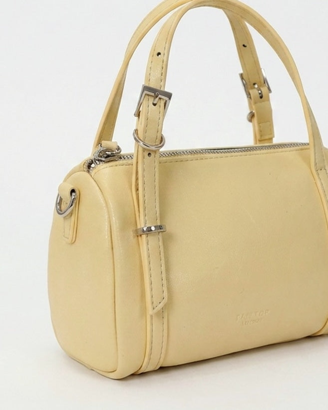 Flore de Vauclair | Structured Barrel Top Handle Bag
