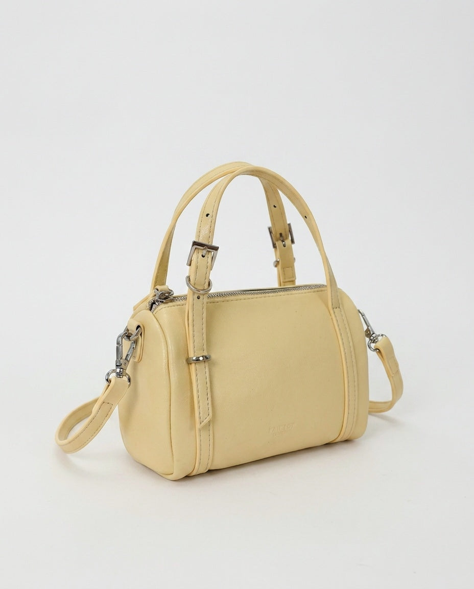 Flore de Vauclair | Structured Barrel Top Handle Bag