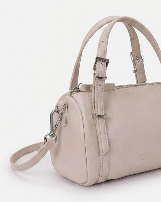 Flore de Vauclair | Structured Barrel Top Handle Bag