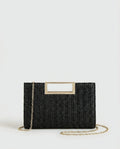 Léonie Valençay | Woven Frame Mini Crossbody Bag