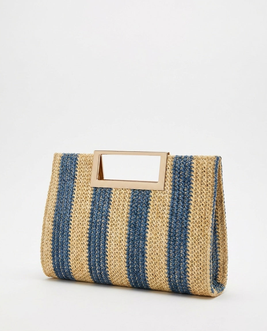 Léonie Valençay | Woven Frame Mini Crossbody Bag