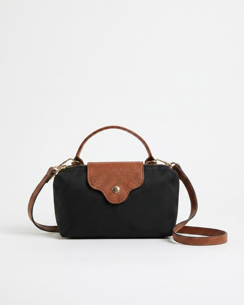 Euphémie Bellevaux | Scalloped Flap Mini Crossbody Bag