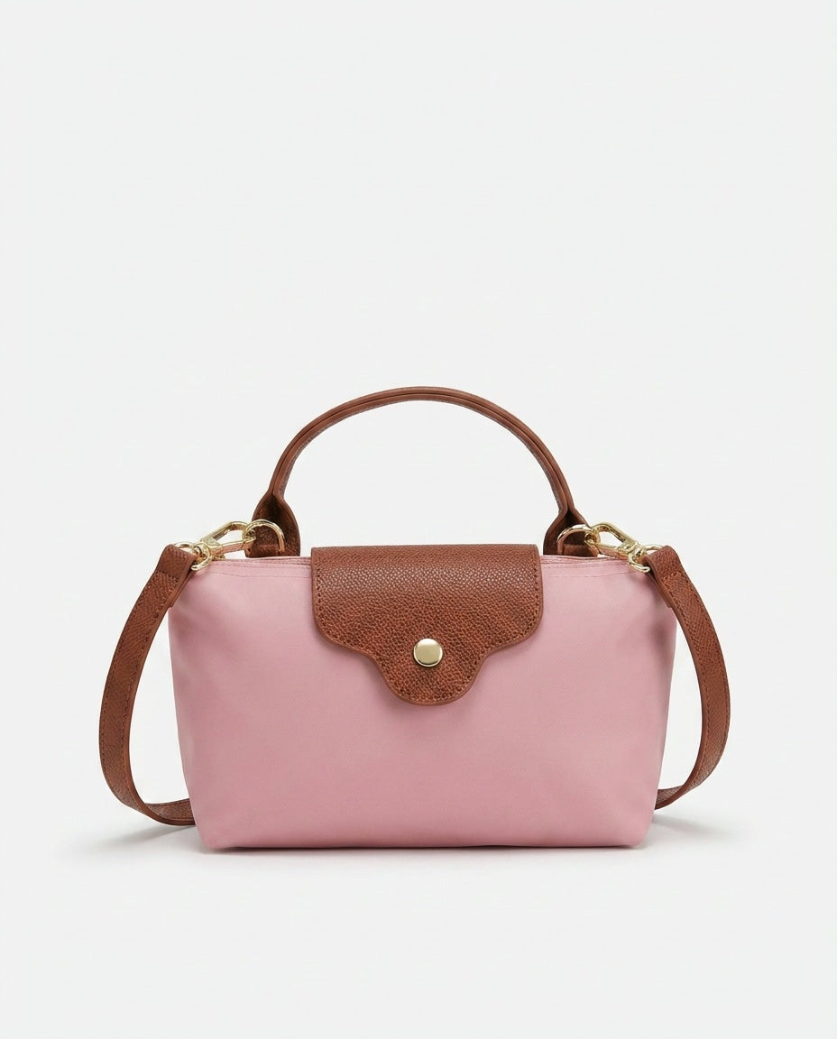 Euphémie Bellevaux | Scalloped Flap Mini Crossbody Bag