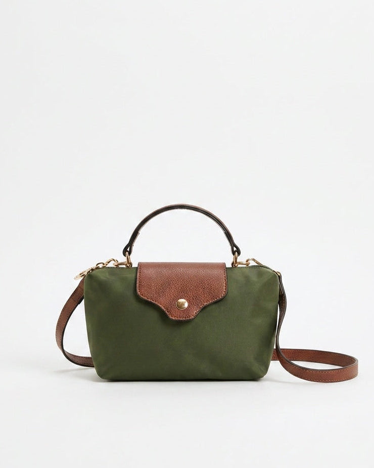 Euphémie Bellevaux | Scalloped Flap Mini Crossbody Bag