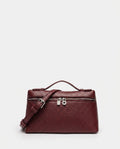 Ombeline Marceau | Padlock Charm Structured Crossbody Bag