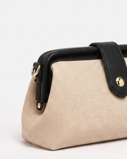 Althéa Mornet | Two-Tone Frame Crossbody Bag
