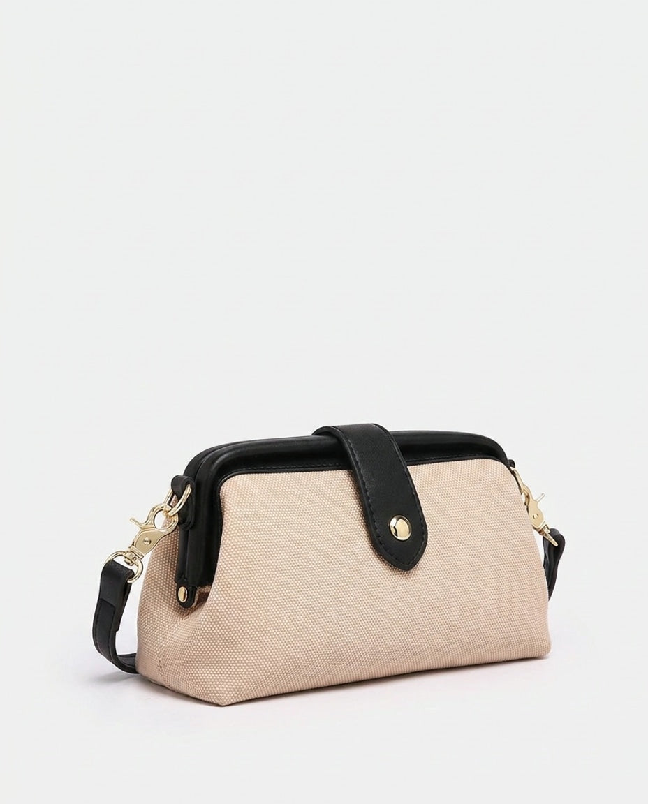 Althéa Mornet | Two-Tone Frame Crossbody Bag