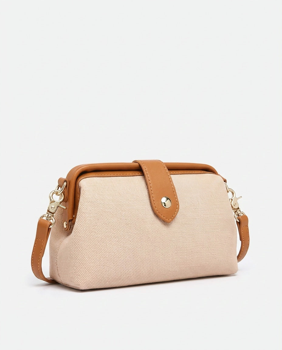 Althéa Mornet | Two-Tone Frame Crossbody Bag
