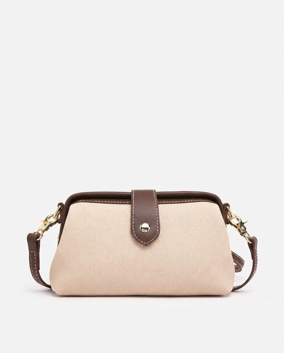 Althéa Mornet | Two-Tone Frame Crossbody Bag