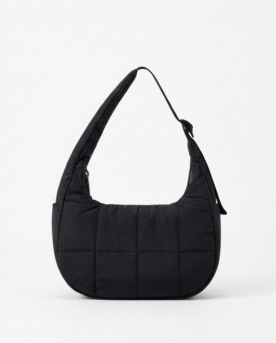 Théoline D'Aubrac | Quilted Crescent Hobo Bag