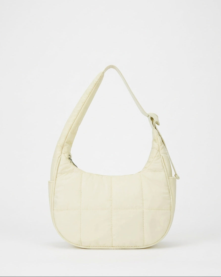 Théoline D'Aubrac | Quilted Crescent Hobo Bag