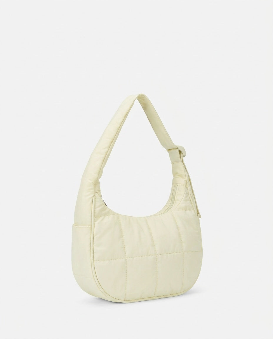 Théoline D'Aubrac | Quilted Crescent Hobo Bag