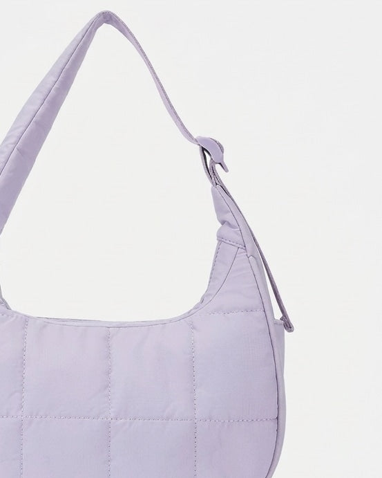 Théoline D'Aubrac | Quilted Crescent Hobo Bag