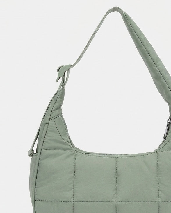 Théoline D'Aubrac | Quilted Crescent Hobo Bag