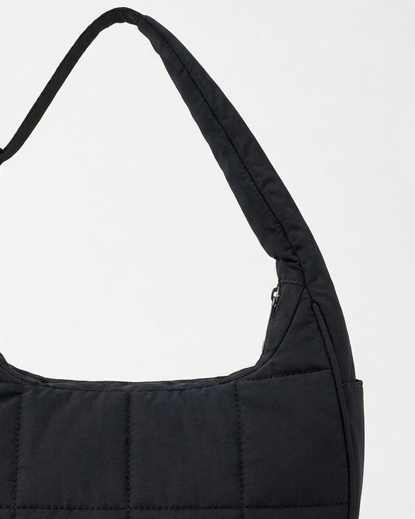Théoline D'Aubrac | Quilted Crescent Hobo Bag