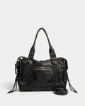 Isée Charvet | Structured Braided-Trim Tote Bag