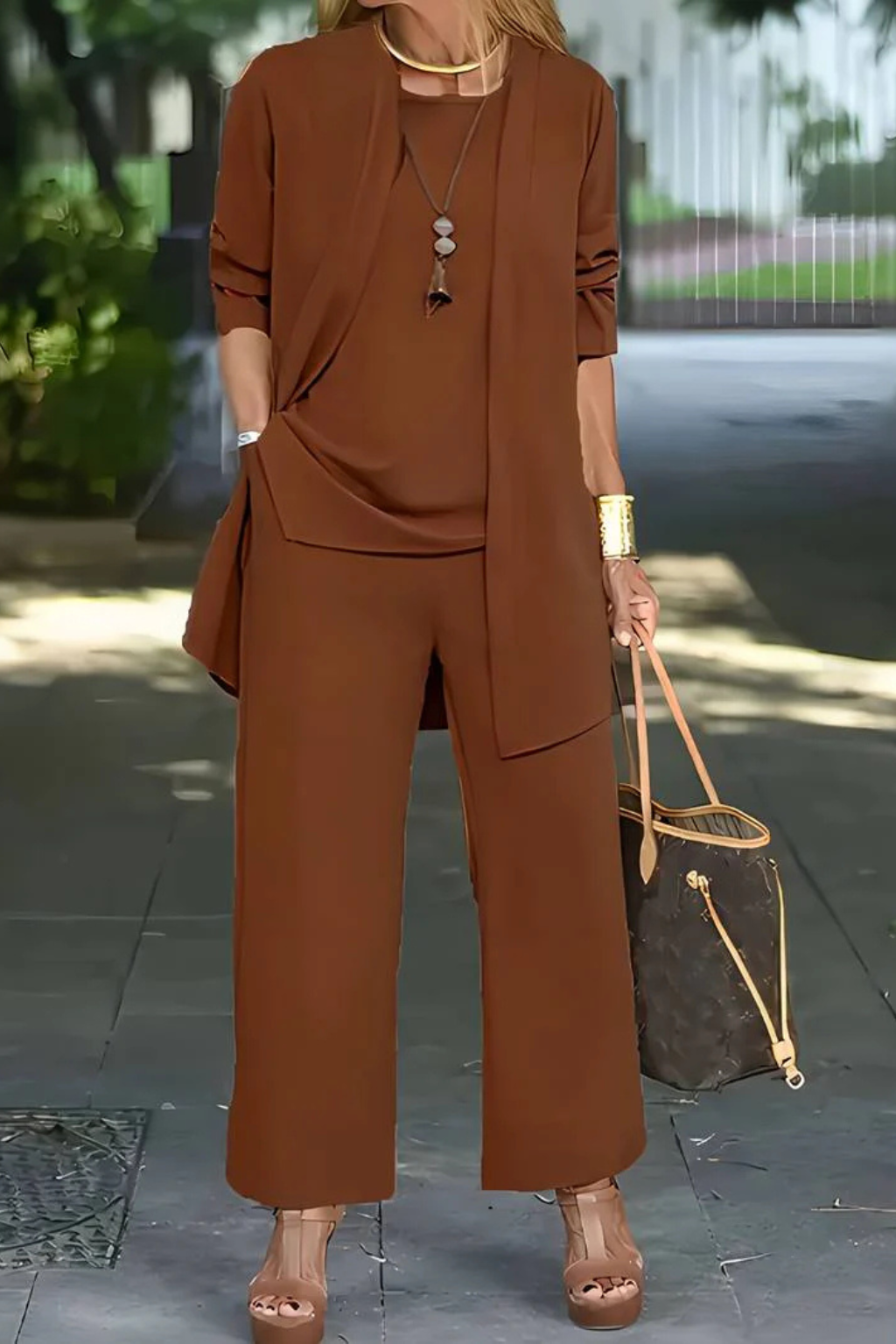 Aurora D’Amalfi | Elegant Women’s Formal 3-Piece Set