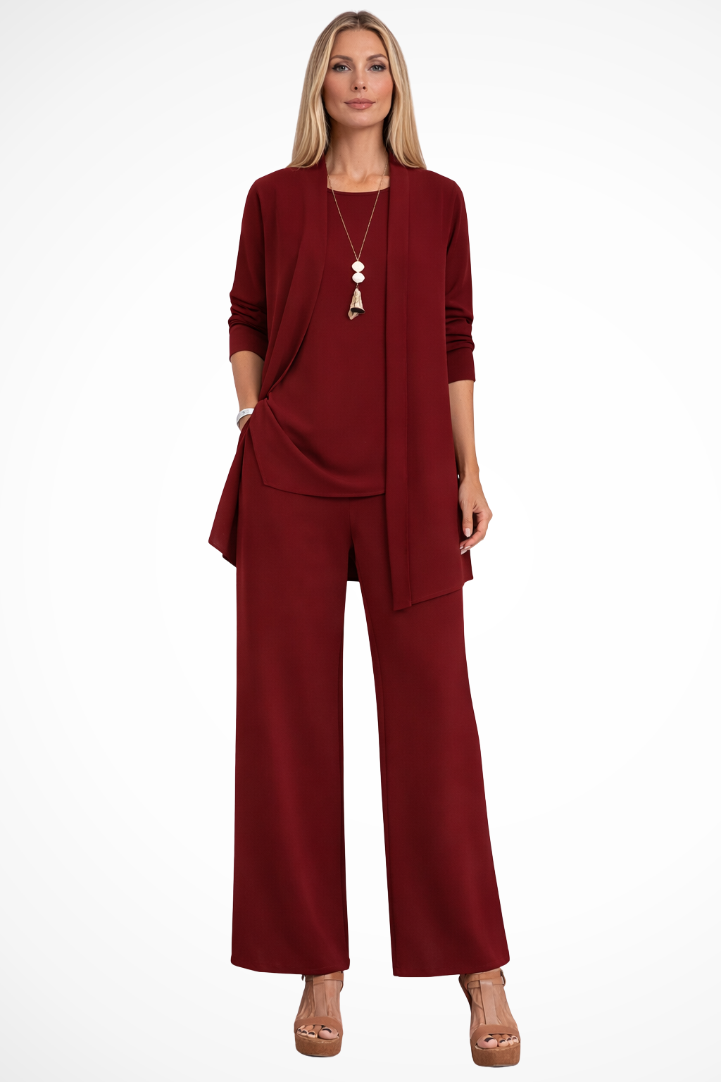 Aurora D’Amalfi | Elegant Women’s Formal 3-Piece Set