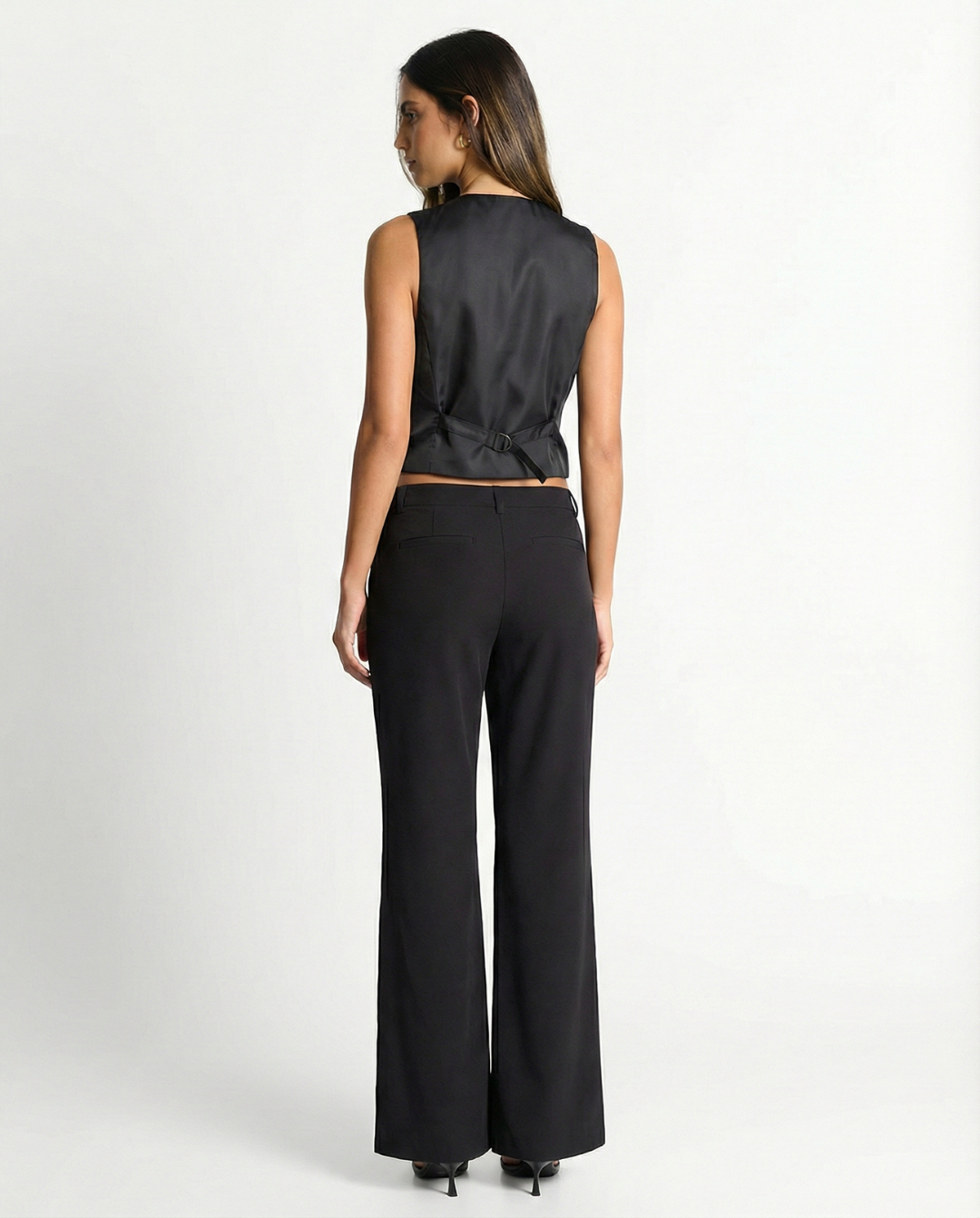 Éloïse Desvallons | Grey Pinstripe Tailored Vest