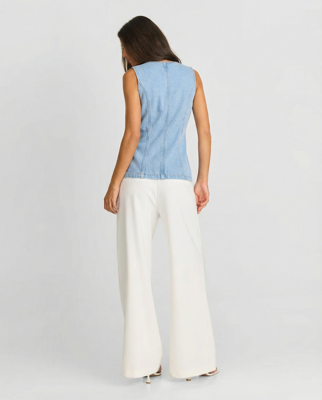 Gisèle Montauban | Denim Waistcoat