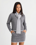 Victoire de Beaumont | Contrast Detail Knit Top Skirt Co-ord Set