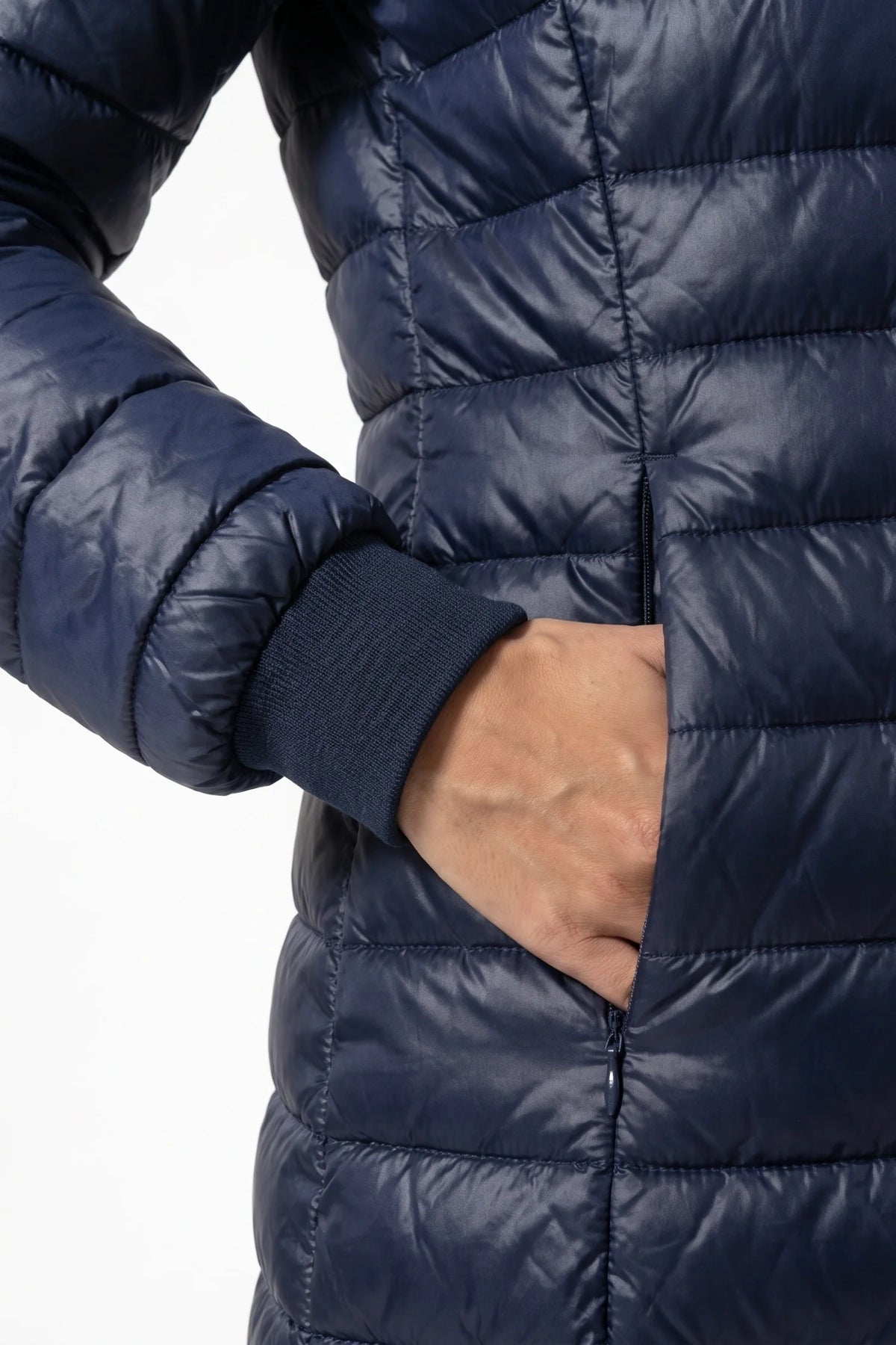 Lucie Picard | Women’s Winter Warm Fleece Lined Hooded Longline Puffer Coat