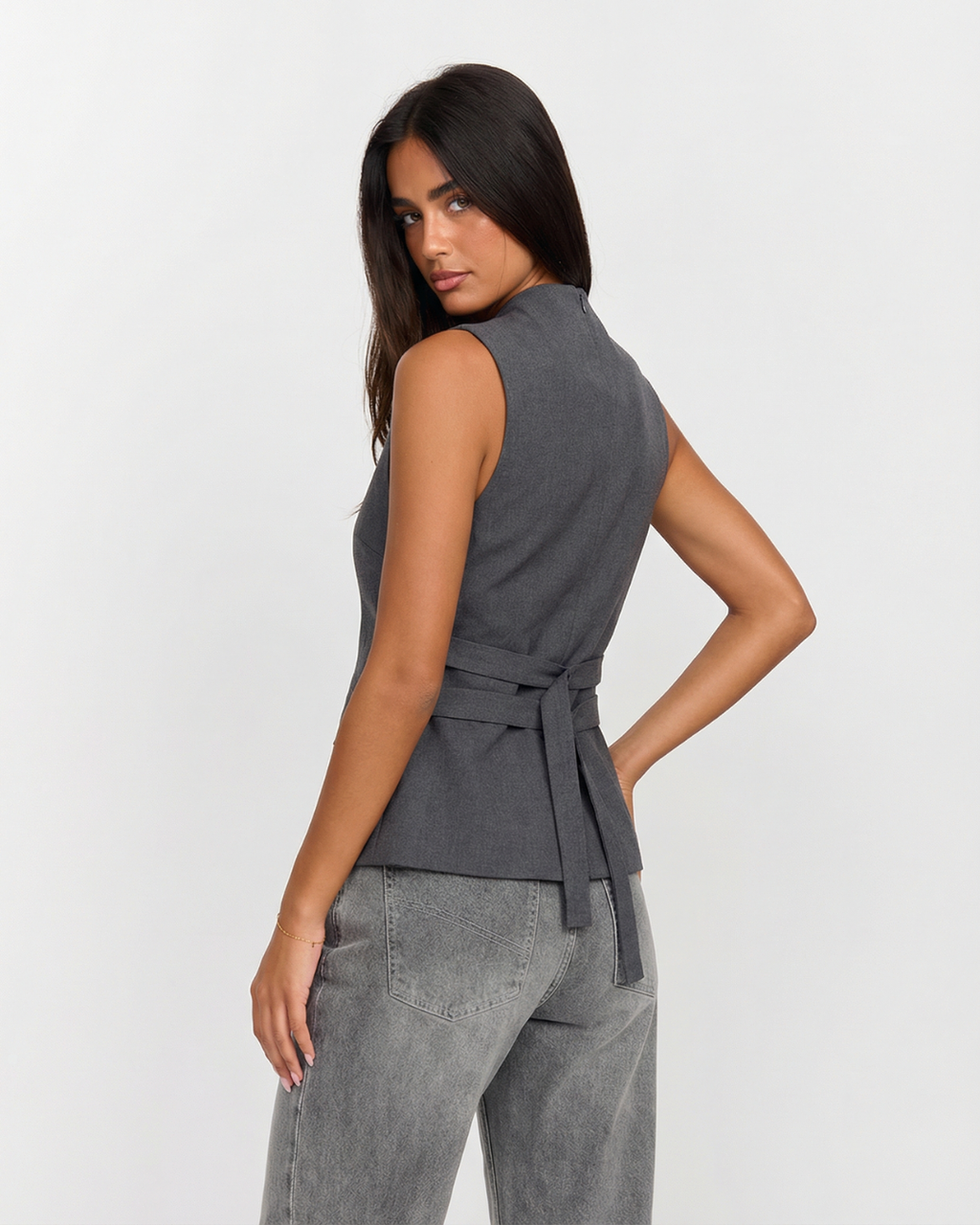 Mireille Valbourg | Double-Breasted Tailored Waistcoat