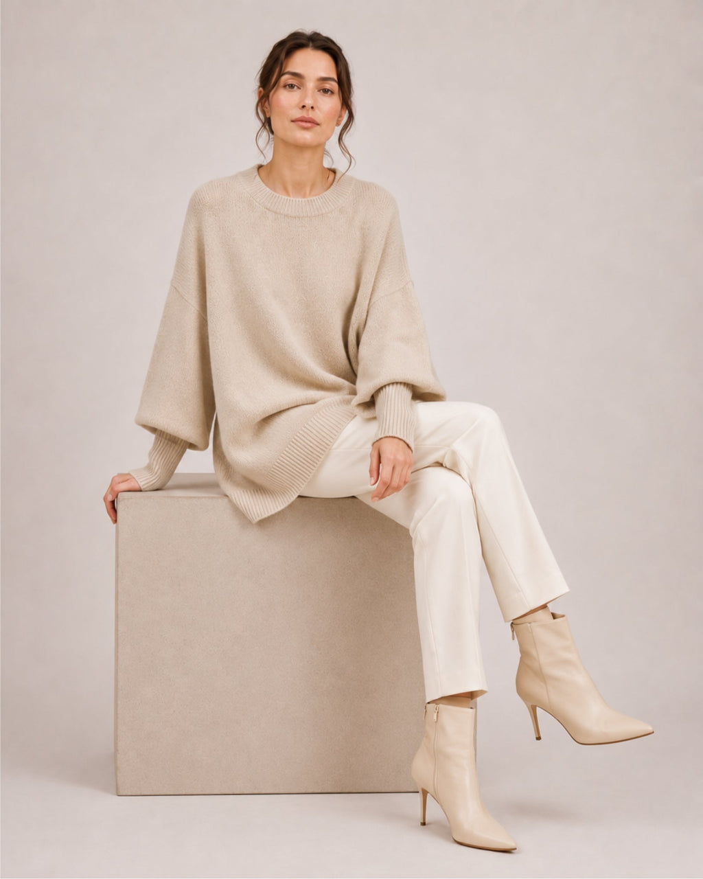 Stella D’Argento | Women's Oversized Knitted Sweater