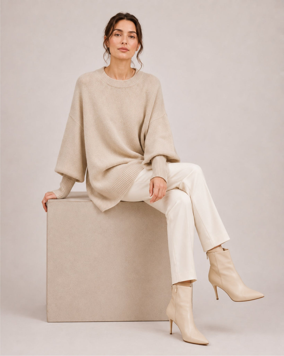 Stella D’Argento | Women's Oversized Knitted Sweater