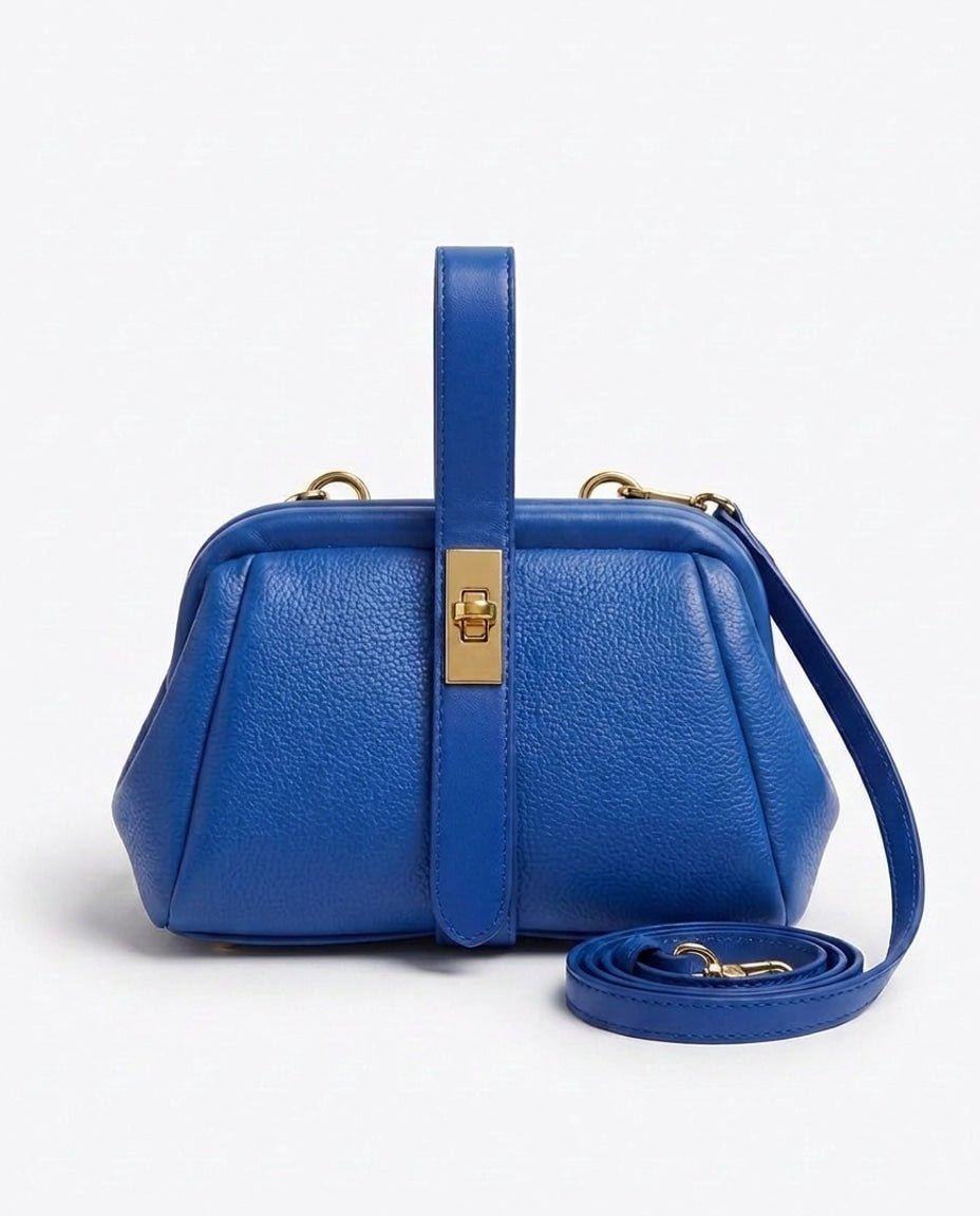 Aimée Desbordes | Pleated Frame Crossbody Bag