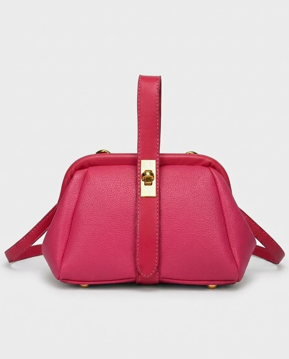 Aimée Desbordes | Pleated Frame Crossbody Bag