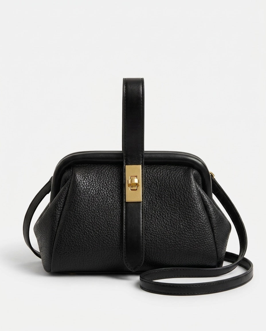 Aimée Desbordes | Pleated Frame Crossbody Bag