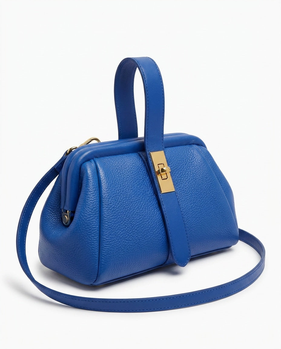 Aimée Desbordes | Pleated Frame Crossbody Bag