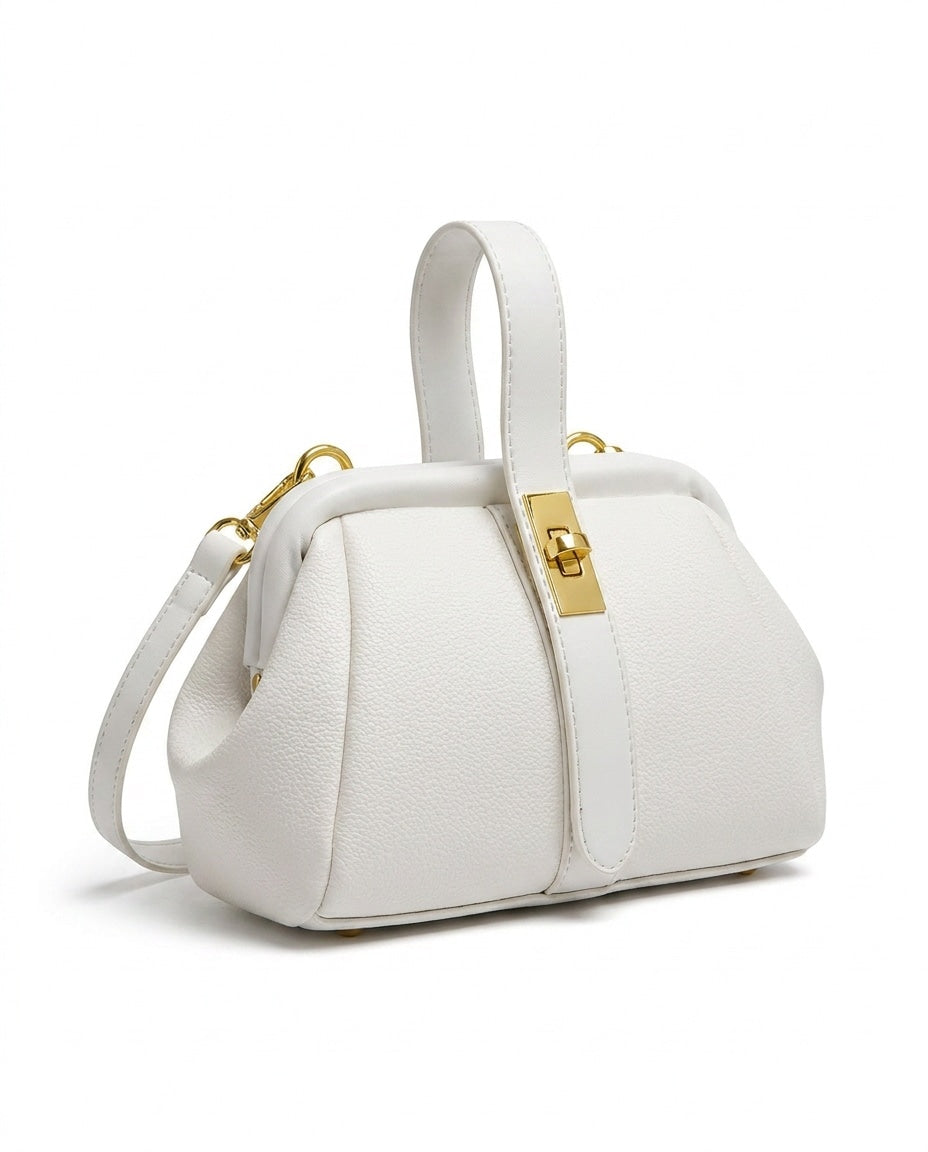 Aimée Desbordes | Pleated Frame Crossbody Bag