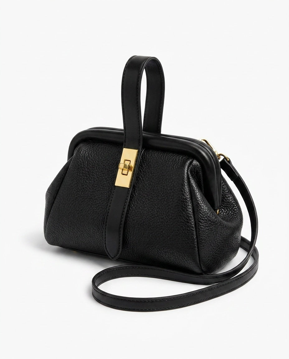 Aimée Desbordes | Pleated Frame Crossbody Bag