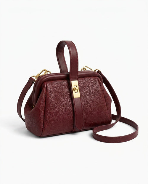Aimée Desbordes | Pleated Frame Crossbody Bag