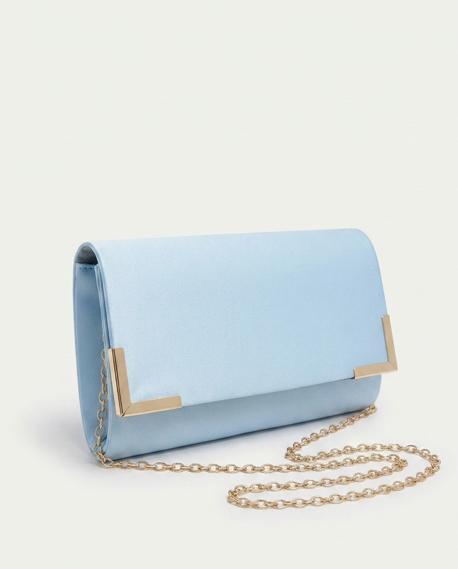 Aude Villeret | Chain Strap Envelope Clutch Bag