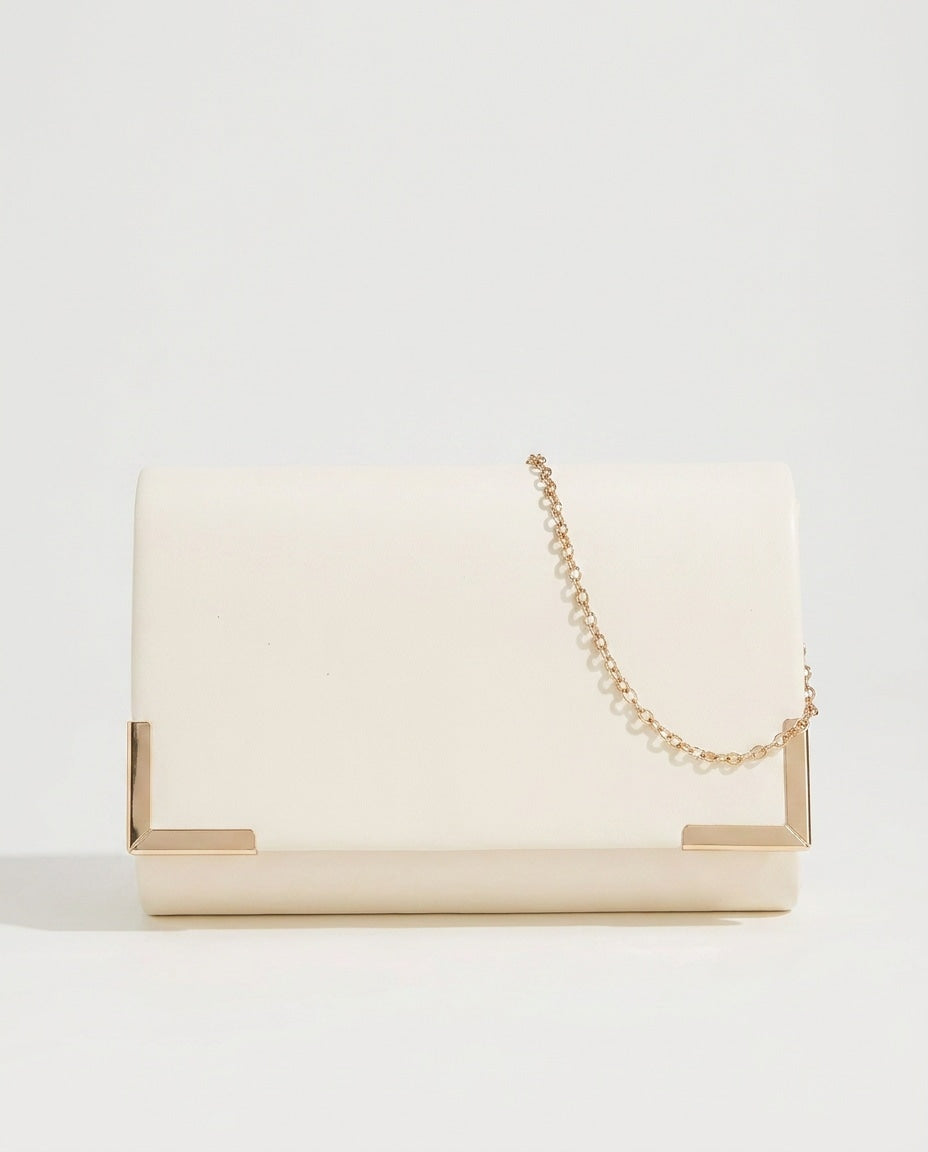 Aude Villeret | Chain Strap Envelope Clutch Bag