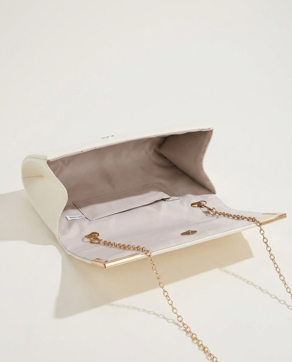 Aude Villeret | Chain Strap Envelope Clutch Bag