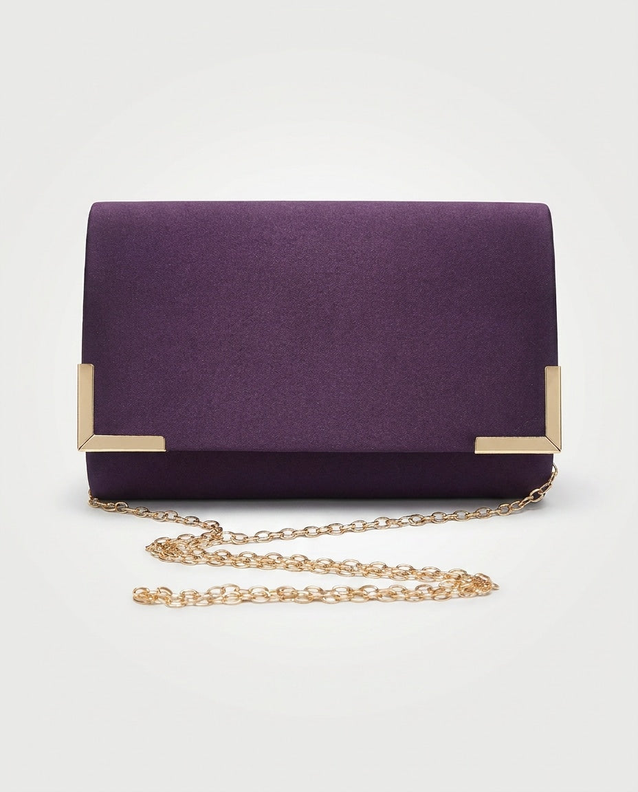 Aude Villeret | Chain Strap Envelope Clutch Bag