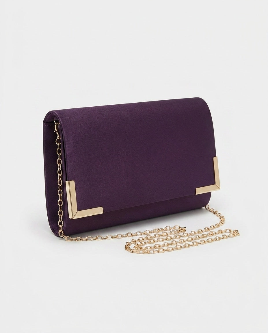 Aude Villeret | Chain Strap Envelope Clutch Bag