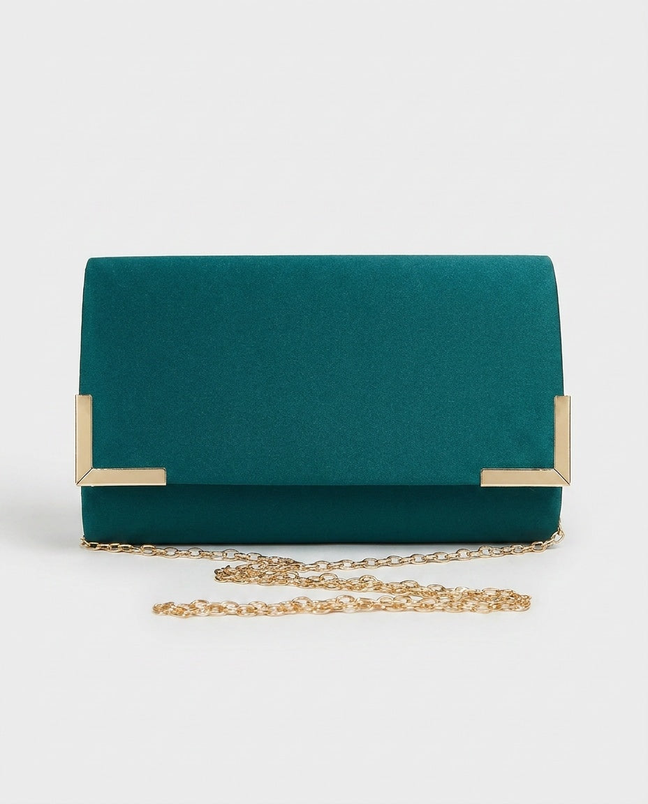 Aude Villeret | Chain Strap Envelope Clutch Bag