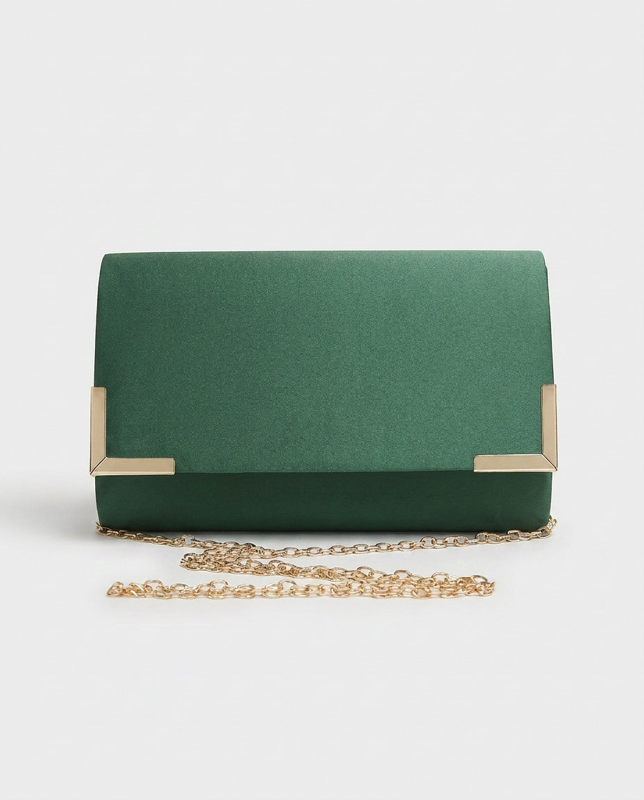 Aude Villeret | Chain Strap Envelope Clutch Bag