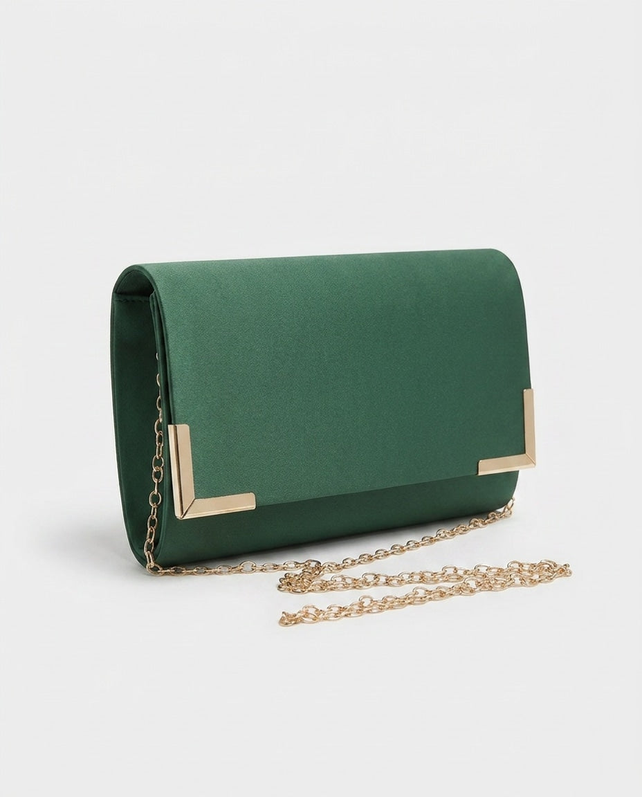 Aude Villeret | Chain Strap Envelope Clutch Bag