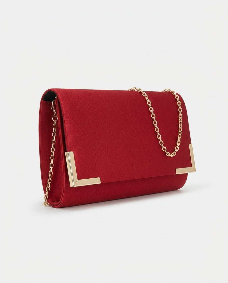 Aude Villeret | Chain Strap Envelope Clutch Bag
